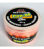 Boilies Top Mix Method Pop-Up boilie Čokoláda-Maracuya 6mm 30g 