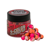Boilies Benzár Mix 4Color Method Pop Up jahoda-med 7mm