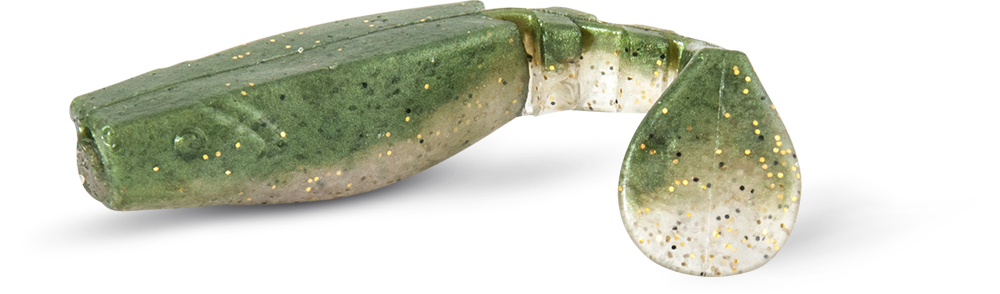Gumená rybka L&K Warrior Shad slaný crab 7,5cm,farba 052 4ks