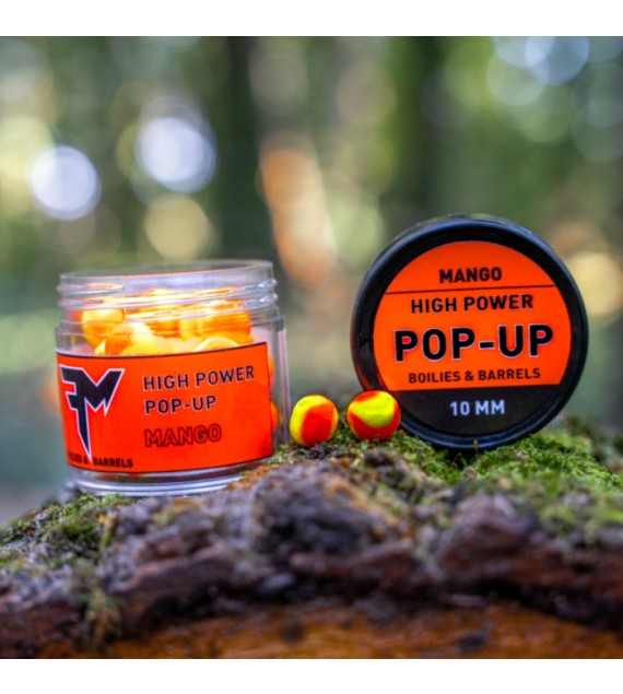 Feedermánia HIGH POWER POP-UP BOILIES & BARRELS 10mm Mango
