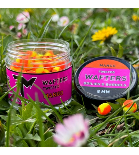 Feedermánia WAFTERS TWISTED BOILIES & BARRELS 8mm Mango