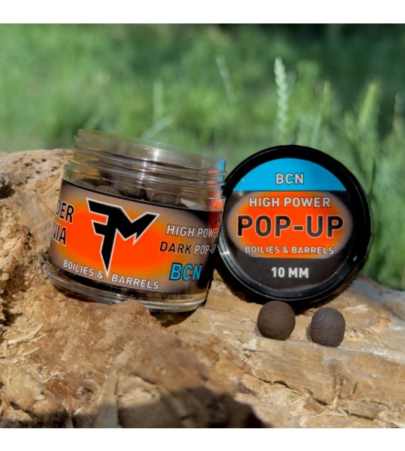 Feedermánia High Power dark Pop-up Boilies & Barrels 10mm BCN