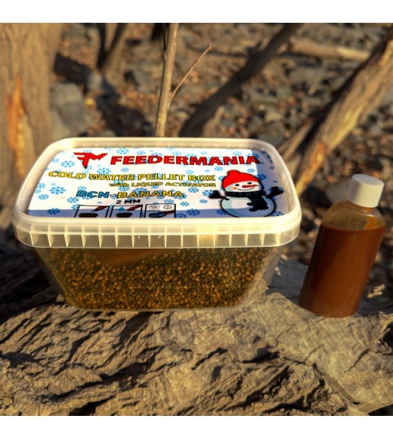 Feedermánia COLD WATER PELLET BOX 2mm BCN-BANANA  400g