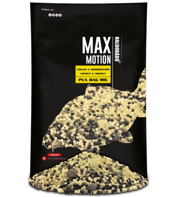 Haldorádó MAX MOTION PVA Bag Mix - Kokos & Tigrí Orech 600g