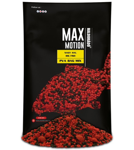 Haldorádó MAX MOTION PVA Bag Mix - Veľká Ryba 600g