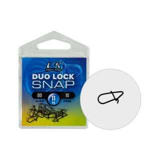 Karabínka L&K Duo-Lock Snap č.1 21kg 10ks/bal.