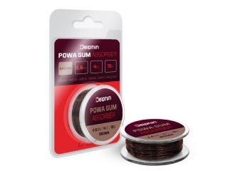 Delphin POWA GUM Absorber Hnedá 0.8mm/6kg/8m