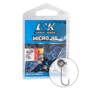 Micro Jig L&K 2412 háčik č.2 5gr 4ks