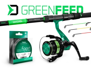 Feedrový set Delphin GreenFEED 360cm/100g+3T+0,22mm