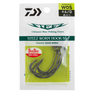 Ofsetové háčiky DAIWA Steez Worm Hook SS WOS č.2/0 8ks/bal.