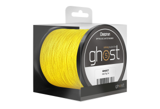 Šnúra 	Delphin GHOST 4+1 žltá 0,23mm 13,6kg 3000m