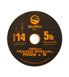Naviazané háčiky GURU LWGF Feeder Special Rig Size 14 / 100cm