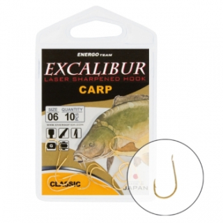 Háčik Excalibur Carp Classic Gold č.2 8ks/bal.