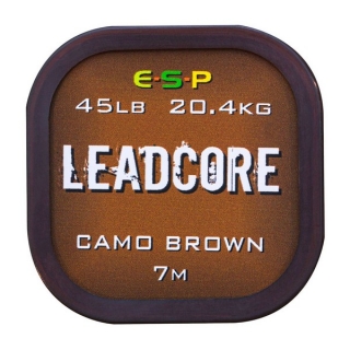 Leadcore ESP Camo hnedá 7m 45lb