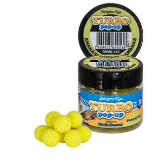 Boilies Benzár Mix Turbo Pop-Up Ananás 10mm