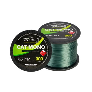 Vlasec Wizard Cat Mono tmavo zelený 0,40mm 19,6kg 300m