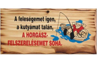 Drevená tabuľka s nápisom