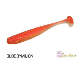 Umelá nástraha Delphin ZANDERA UVs / 5ks 15cm/BLOODY MILION