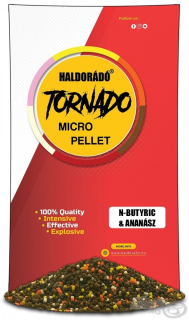 Pelety Haldorádó Tornado Micro Pellet - Kyselina maslová-ananás 400g