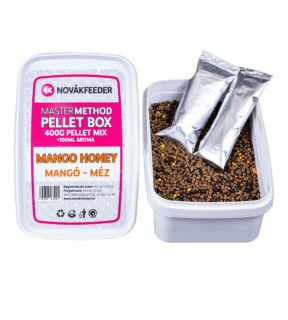 NovákFeeder Master Method Pellet Box 400 g - Mango-Med