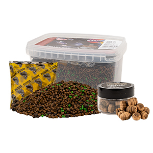 Benzár Mix Summer Pellet Box + Twister nástraha Green betain