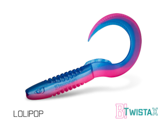 Umelá nástraha Delphin TwistaX Eeltail UVs / 5ks 15cm/LOLIPOP