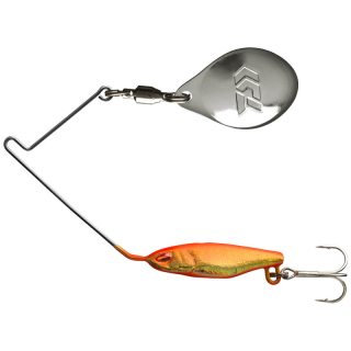Mikro rotačka DAIWA Prorex Micro Spinner Fish TG Chromed Orange
