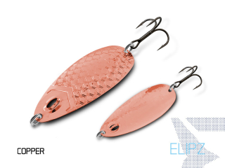 Plandavka Delphin ELIPZ FullSCALE 12g COPPER Hook #2