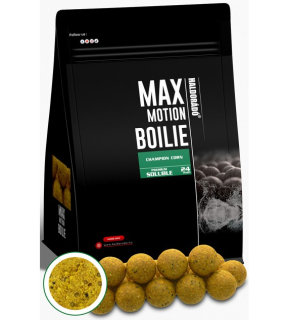 Boilies HALDORÁDÓ MAX MOTION Boilie Premium Soluble - Champion Corn 24mm 800g