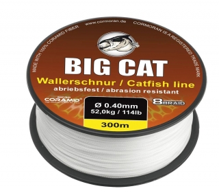 Šnúra CORMORAN Big Cat 8-Braid 300m 0,40mm biela