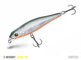 Wobler Delphin Wobby Jerk SH 8cm 6,5g suspending farba Mirror