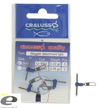 Zarážka na plavák Cralusso M 0,35g 3ks