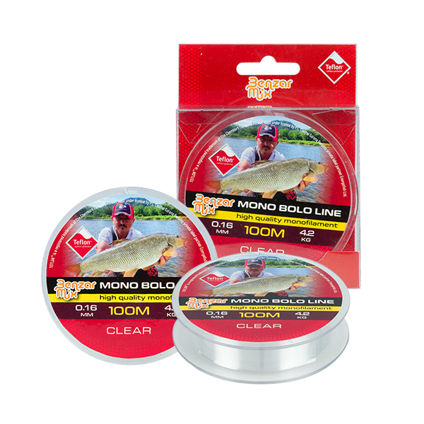 Vlasec Benzár Mono Bolo transparentný 0,20mm6,2kg 100m