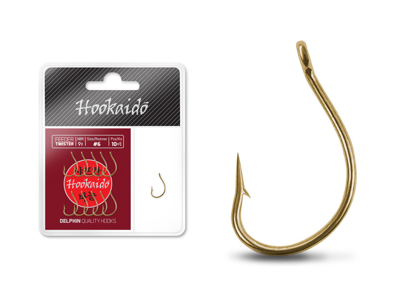 Háčik Delphin HKD Feeder TWISTER / 10+1ks č.6