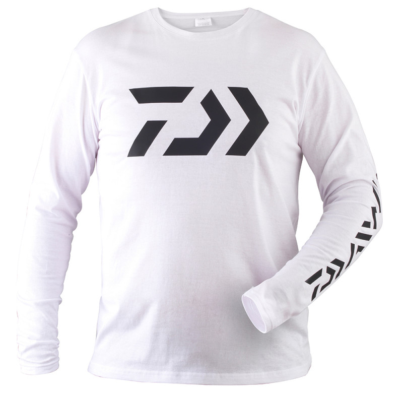 Tričko s dlhým rukávom DaiwaD-VEC Longsleeve Shirt biele veľ. XXL