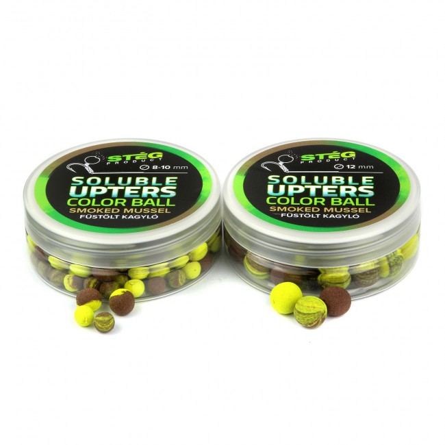 Pelety Stég Product Soluble Upters Color Ball  Smoked Mussel 8-10mm 30g 