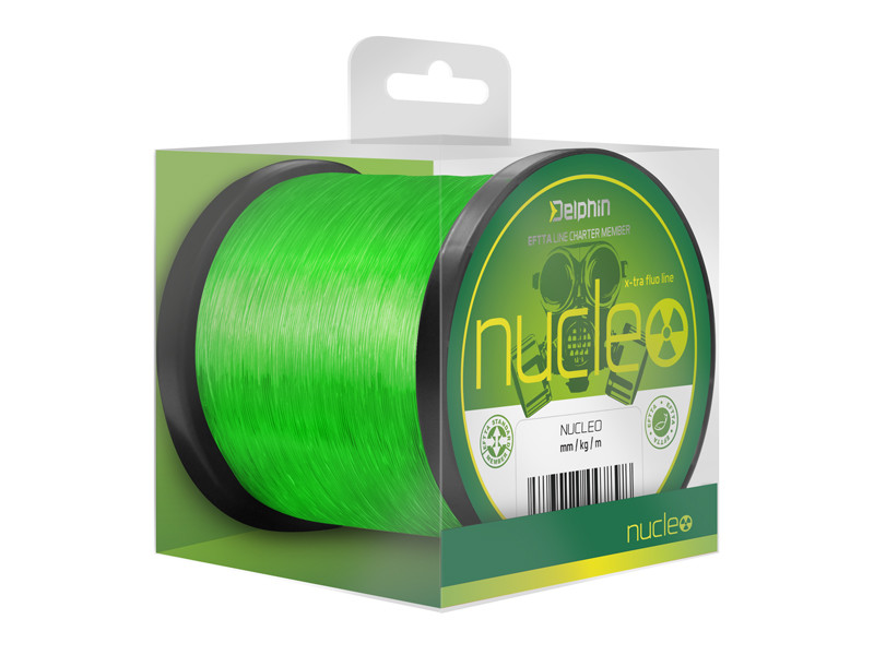 Vlasec Delphin NUCLEO / fluo zelený 0,30mm 7,7kg 1200m