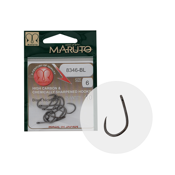 Háčik MARUTO 8346BL bez protihrotu č.10 10ks/bal.