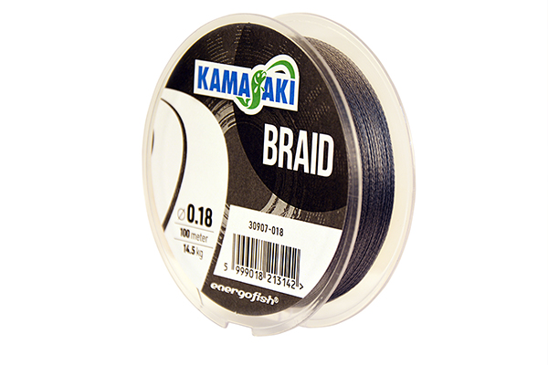 Šnúra Kamasaki Braid Grey 0,45mm 48,5kg 100m