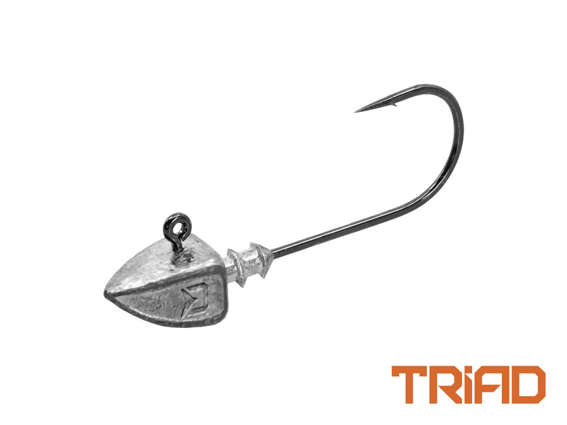 Jigová hlava s golierikom Delphin TRIAD / 5ks 10g-6/0