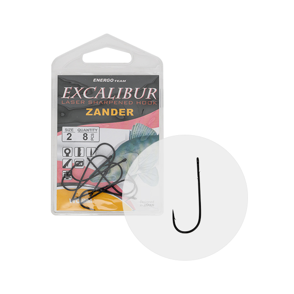 Háčik Excalibur Zander Worm č.5/0 5ks/bal.