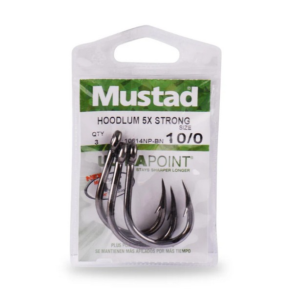 Háčik Mustad Hoodlum 5 EX Strong 10/0 3ks/bal.
