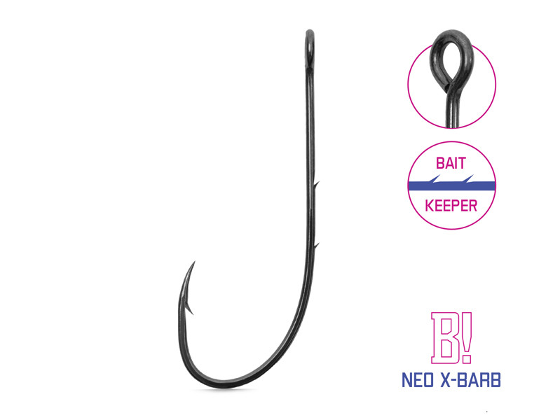 Háčik na čeburašku Delphin B! NEO X-BARB / 8ks veľkosť č.5/0