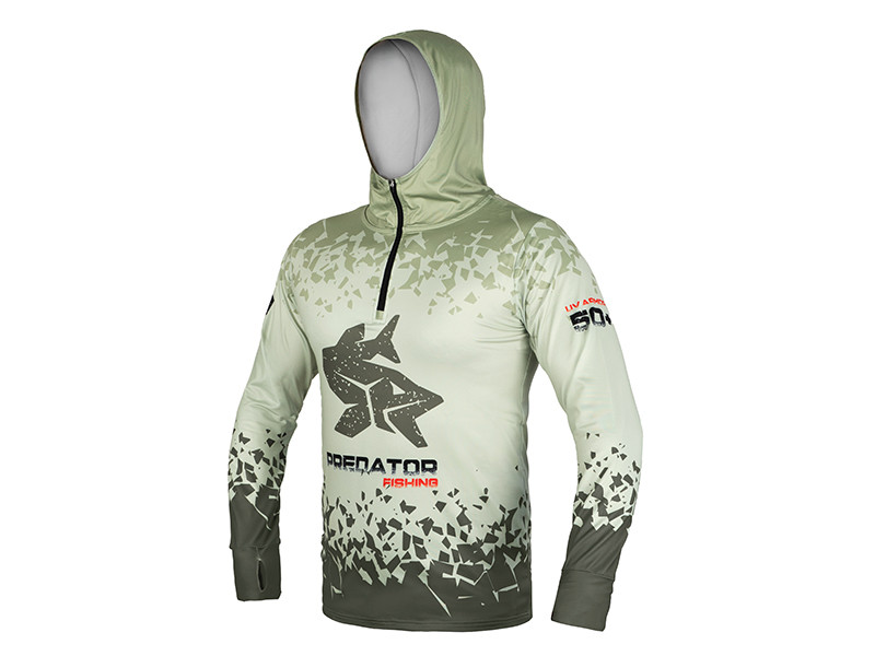Tričko s kapucňou Delphin UV ARMOR 50+ Predator XXL