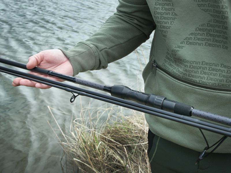 Prút Delphin CorsaBLACK NERO 360cm 3lbs 3 diely