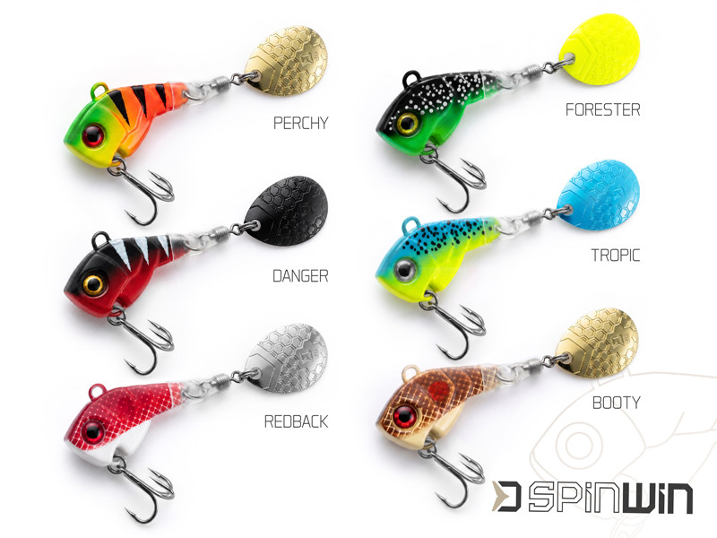 Vibračná nástraha Delphin SpinWIN 12g/BOOTY