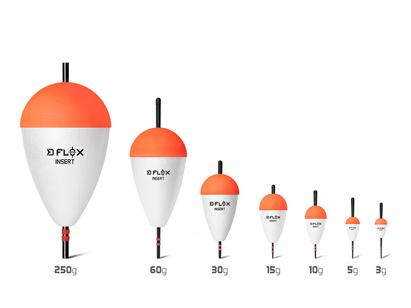 Polystyrénový plavák Delphin Flox Insert 250g