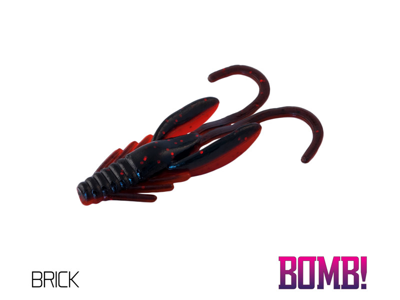 Gumená nástraha DELPHIN BOMB! Nympha BRICK 10ks 2,5cm