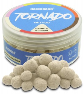 Pelety Haldorádó TORNADO Method 6, 8mm Cesnak-mandľa 30g