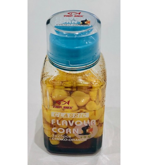 Gumená kukurica TOP MIX MagicCorn Čokoláda-pomaranč 3x25ks